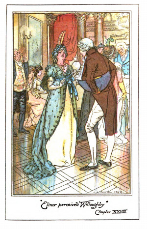 Elinor perceived Willoughby
