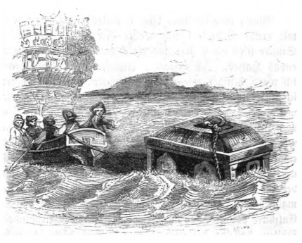 [Gulliver’s house is rescued by sailors]