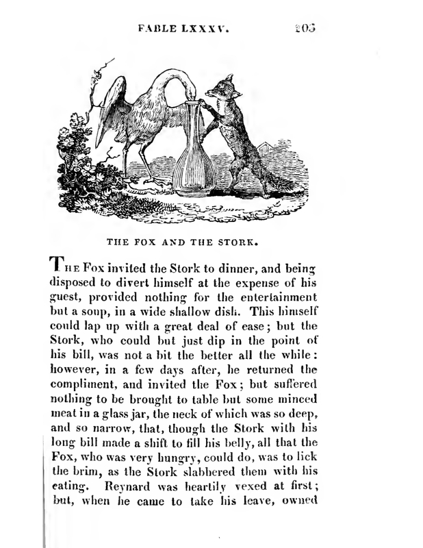 The Fox and the Stork