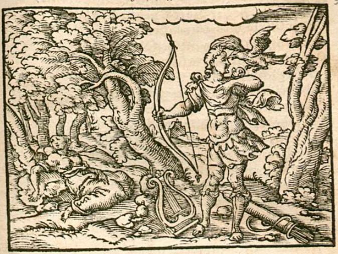 Coronis wirt von Apolline zerschossen