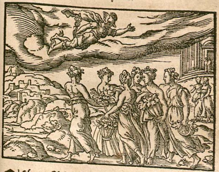 Mercurius wirt gegen der Herse in lieb enzündt