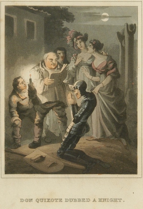 ﻿Don Quixote dubbed a knight