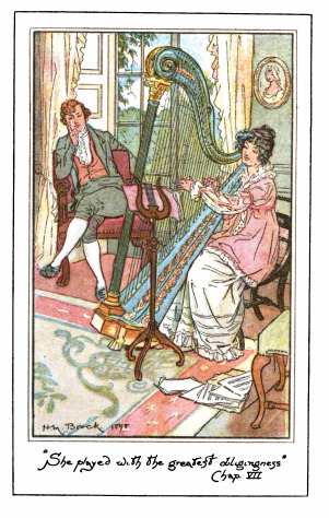 “She played with the greatest obligingness.”