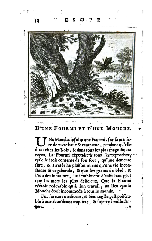 D’une Fourmi et d’une Mouche