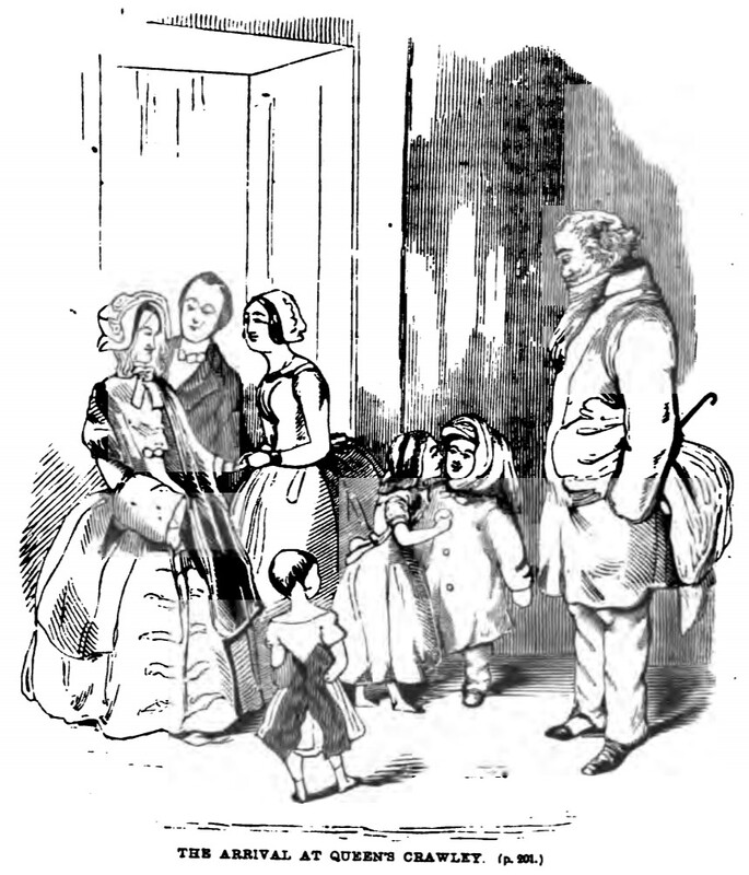 THE ARRIVAL AT QUEEN’S CRAWLEY.
