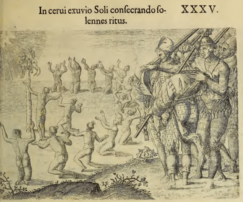 In cerui exuvio Soli consecrando solennes ritus. XXXV.
