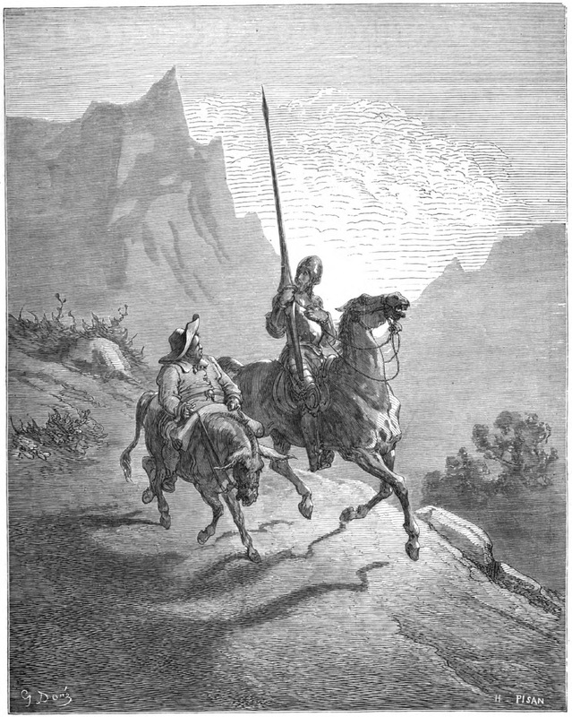 Da es früh Morgens war, so trafen ihn die Sonnenstrahlen nur von der Seite und ermüdeten ihn nicht. – Buch 1. Kap. 7