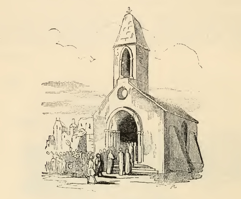 [Sancho's Arrival at Barataria's Church]