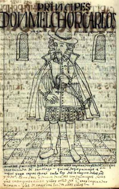 Principes: Don Melchor Carlos Ynga, Principe, Augqui Ynga