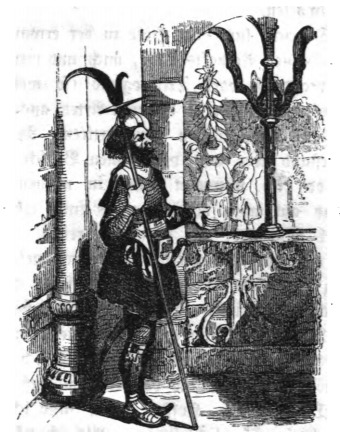 [a guard outside Gulliver’s door in Luggnagg]