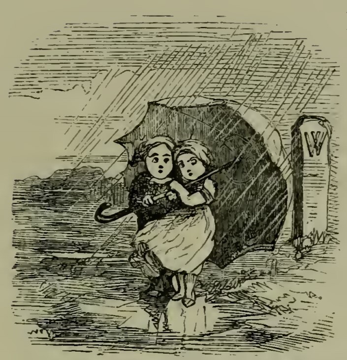 [Vanity Fair Vol. II Chapter XXXVIII Inhabited Initial]