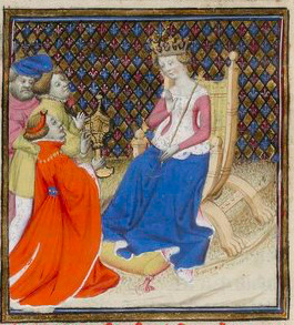 Jeanne Ière, reine de Naples et de Jérusalem, reçoit l’hommage de ses sujets