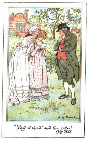 ‘Read it aloud,’ said their father.