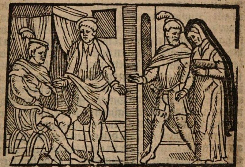 [Act I – Calisto Waits with Pármeno While Sempronio Fetches Celestina]