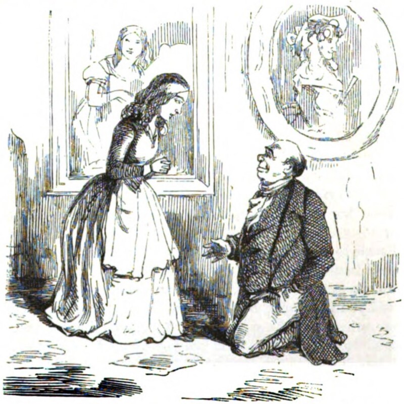 [Sir Pitt Proposes to Rebecca]