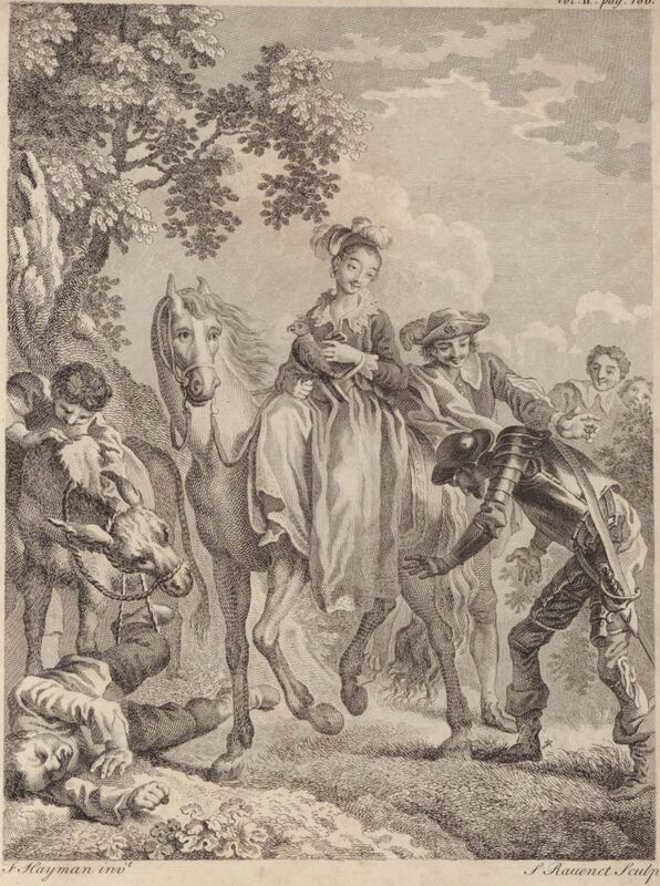 [Don Quixote and Sancho Panza meet the duchess]