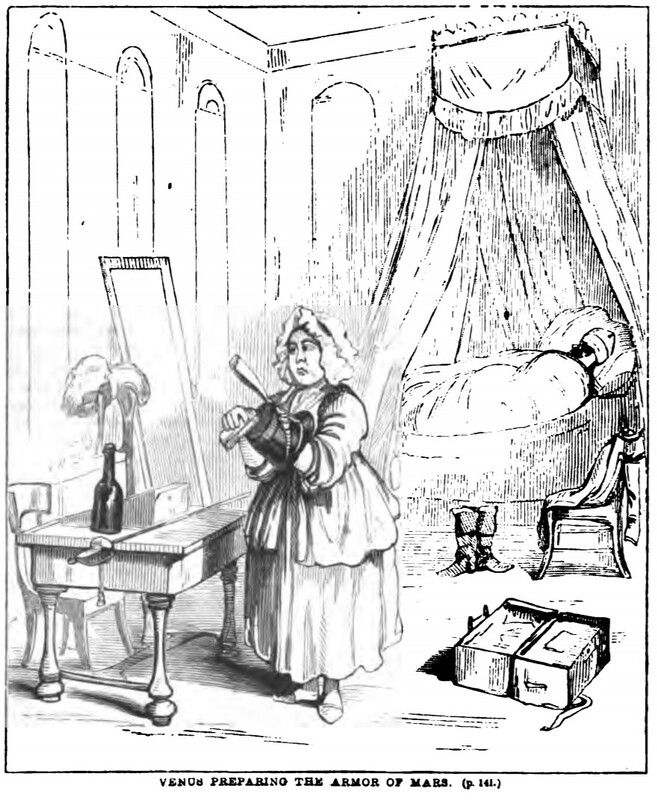 VENUS PREPARING THE ARMOR OF MARS.