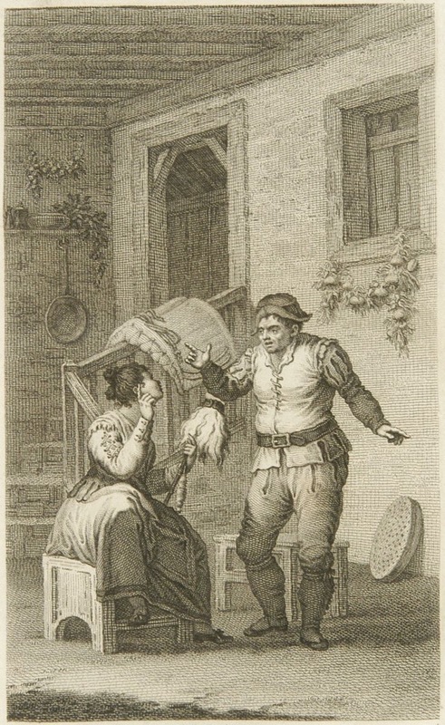 [Sancho Panza speaks with his wife Teresa]