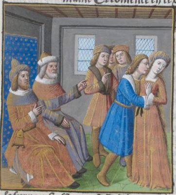 [Sempronia Rejecting a Kiss from Equitius]