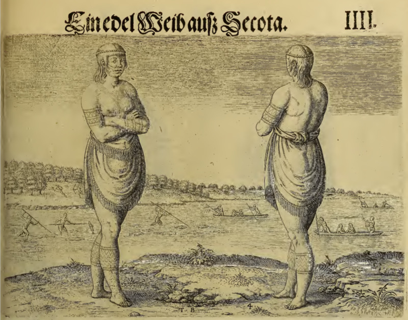 Ein edel Weib auß Secota. IIII.