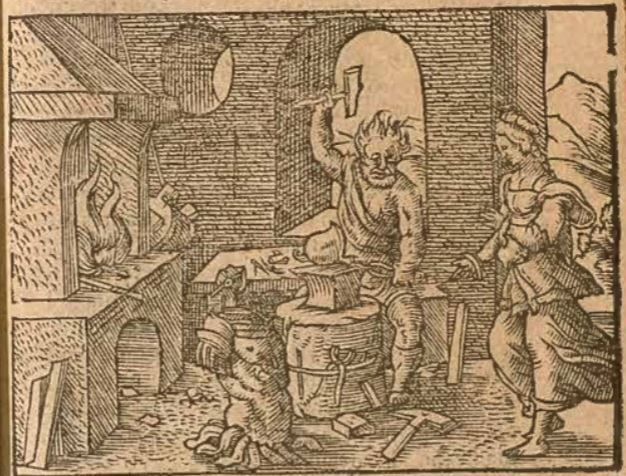 [Vulcan Forging Weapons for Achilles]