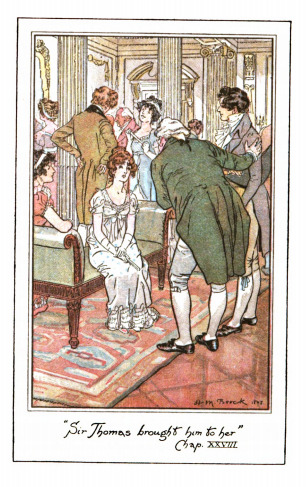 Sir Thomas brought him to her.