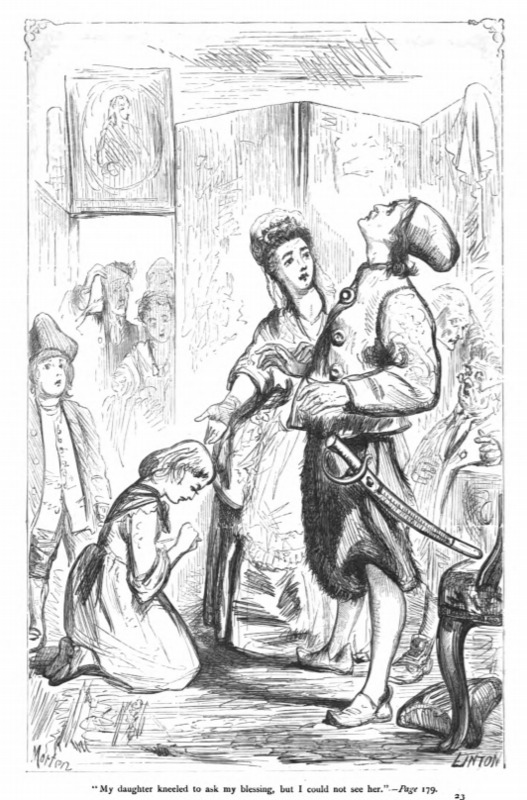 My daughter kneeling to ask my blessing, but I could not see her. - Page 173