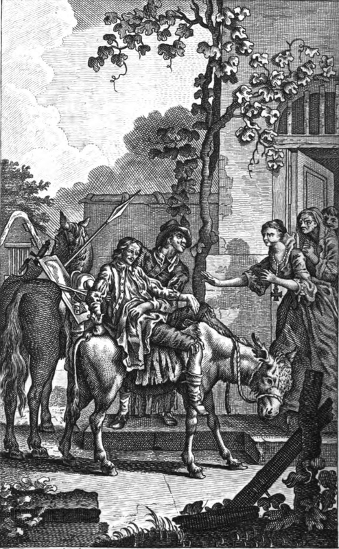[Quixote Brought Back to His Home Battered and Bruised]