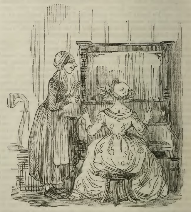 [Miss Horrocks at the Piano]