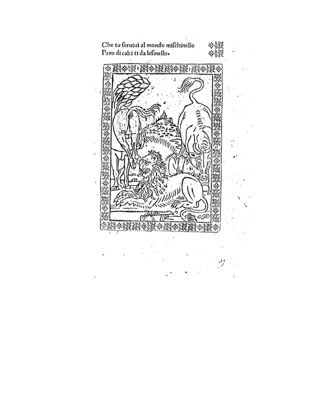 De Leone Apro Tauro Et Asello Fabula XVII.