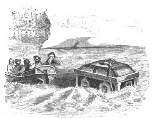 [Gulliver is rescued by sailors]