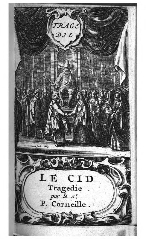 Le Cid Tragedie par le Sr. P. Corneille