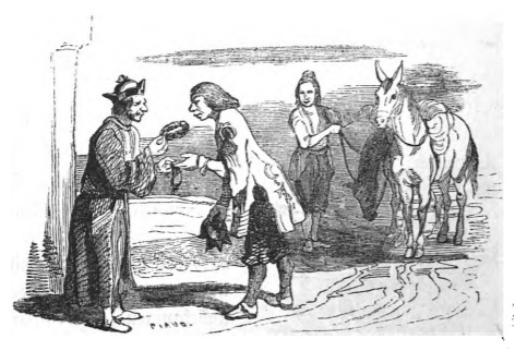 [A guide and two mules to show Gulliver Maldonada]
