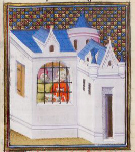 Agrippine, femme de Germanicus, prisonnière, est nourrie de force