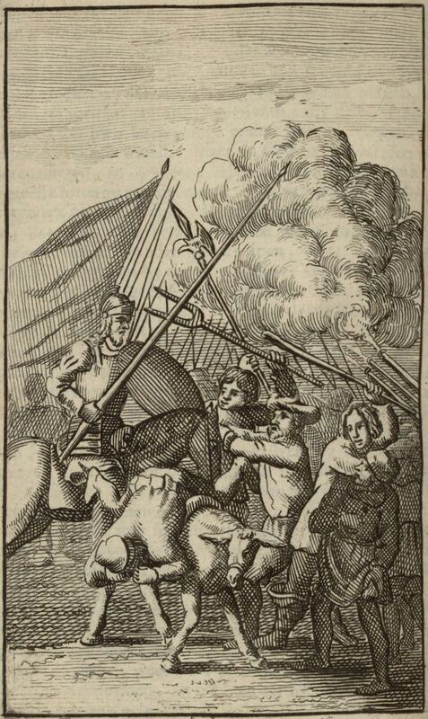 [Battle with the braying mayors squadron]