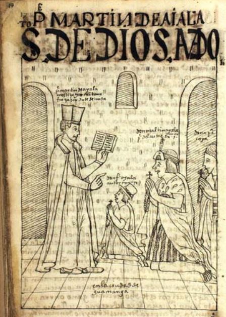 Padre Martín de Aiala Santo de Dios Amado i Su Padrasto Prencipal Don Martín