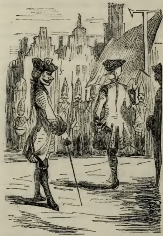 [Vanity Fair Chapter XXVIII Inhabited Initial]