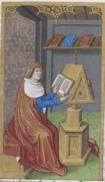 [Boccaccio Reading in his Study]