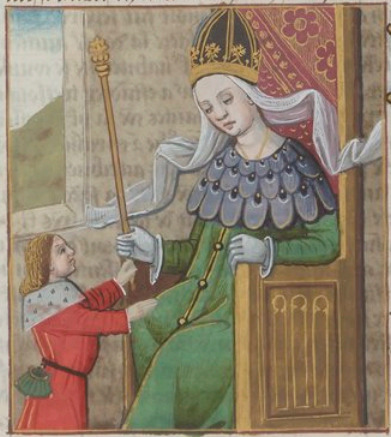 [Empress Irene Looking at her Son Constantine]