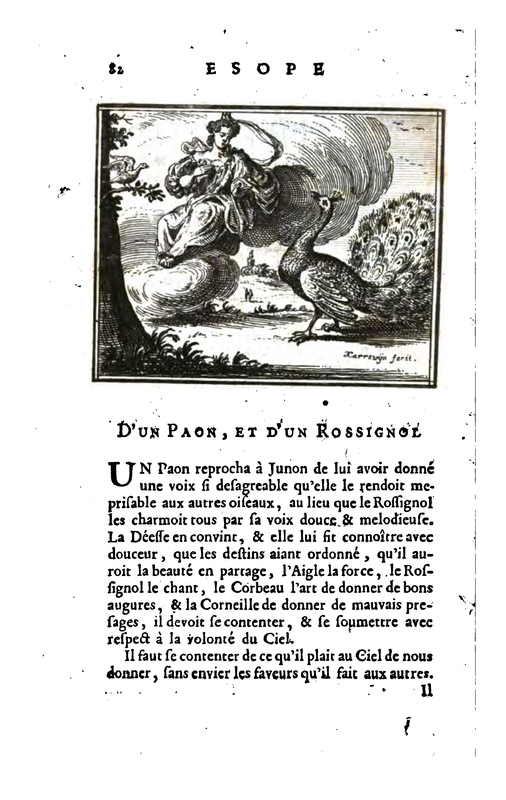 D’un Paon, et d’un Rossignol