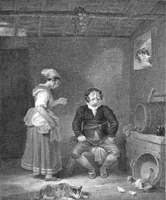 Sancho Panza Debates with Teresa his Wife