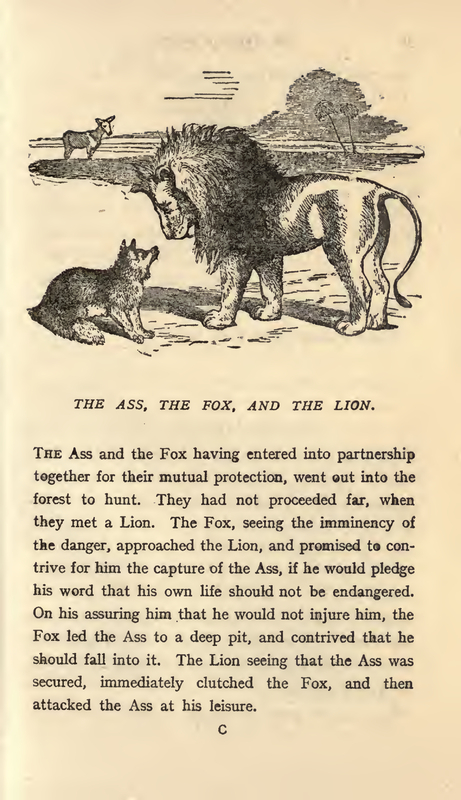 The Ass, the Fox and the Lion