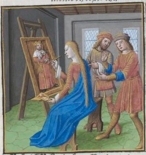 [Thamyris Painting a Portrait of a King]