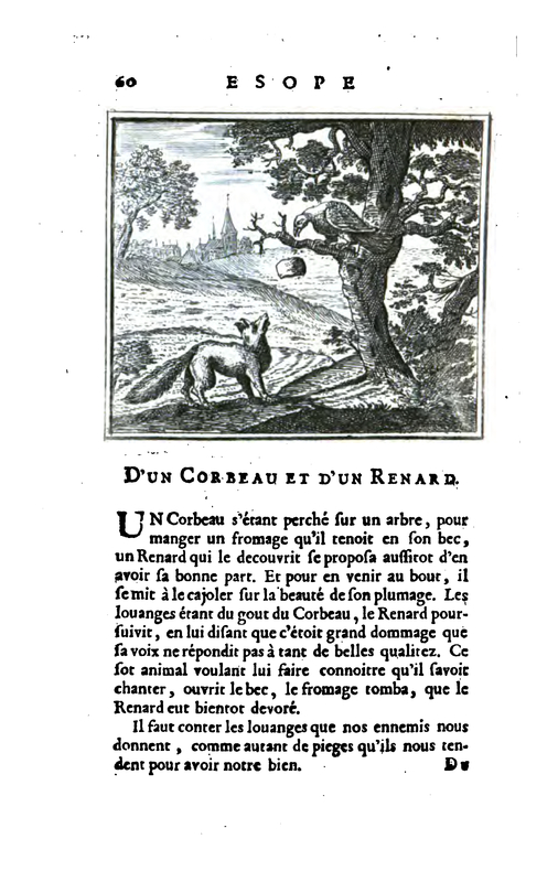 D'un corbeau et d'un renard