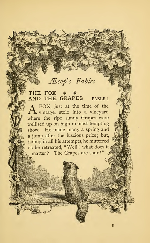 The Fox and the Grapes