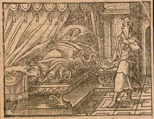 [Aesculapius Appears in the Dream of a Roman Delegate]