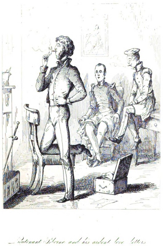 Lieutenant Osborne and his ardent love-letters