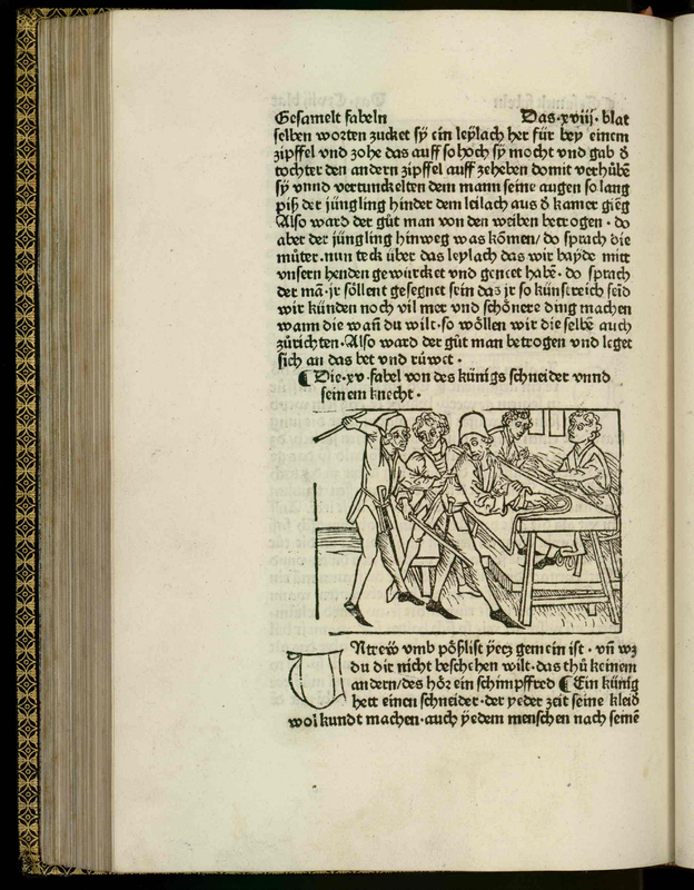 [Men fight at table]