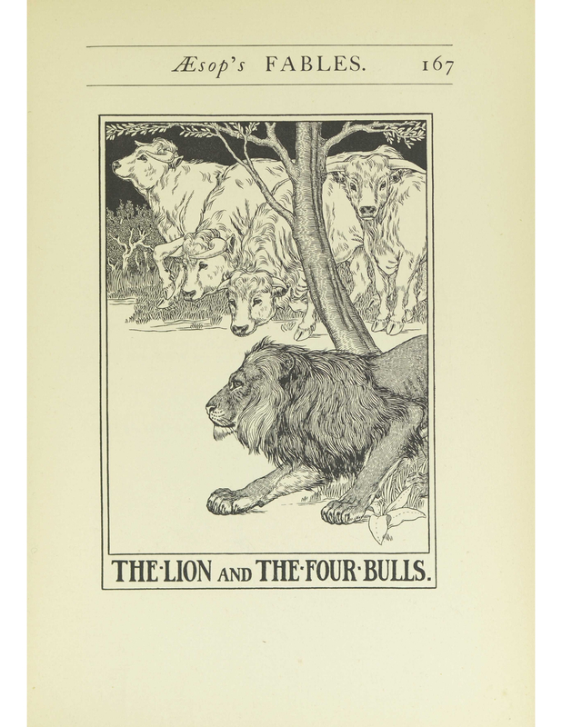The Lion And The Four Bulls