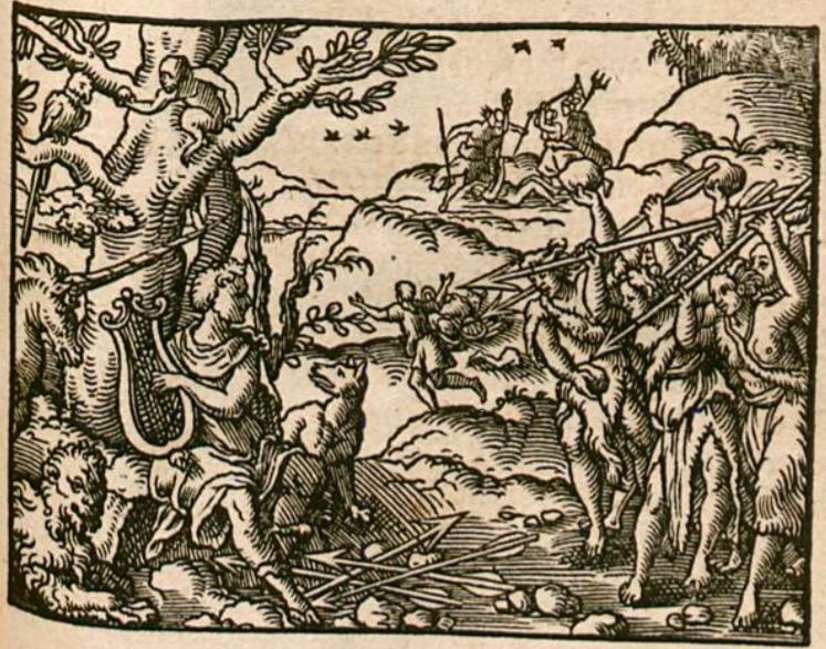 Orpheus wirt von Bacchis erwürget